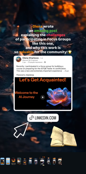 Olena Kharkova, LinkedIn post about CT-AI course