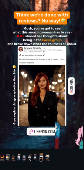 Kateryna Karpenko, LinkedIn post about CT-AI course